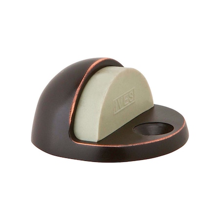 Ives Ives 1-3/4 in. W X 2 in. L Brass Aged Bronze Door Stop Mounts to floor FS436B-716